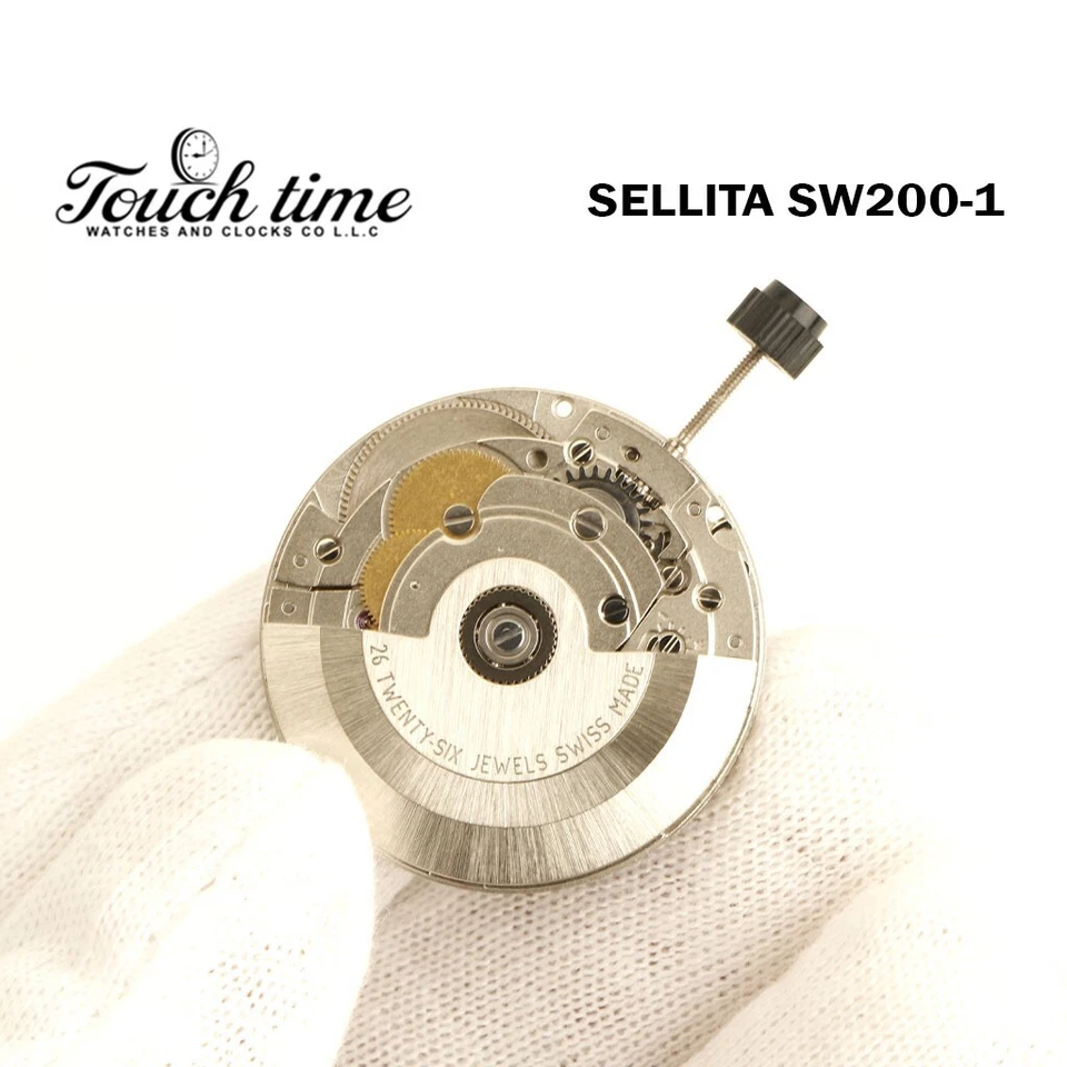 Sellita SW200‑1 Automatic Swiss Made Watch Movement – Black Date Disk at 6 thumbnail 6