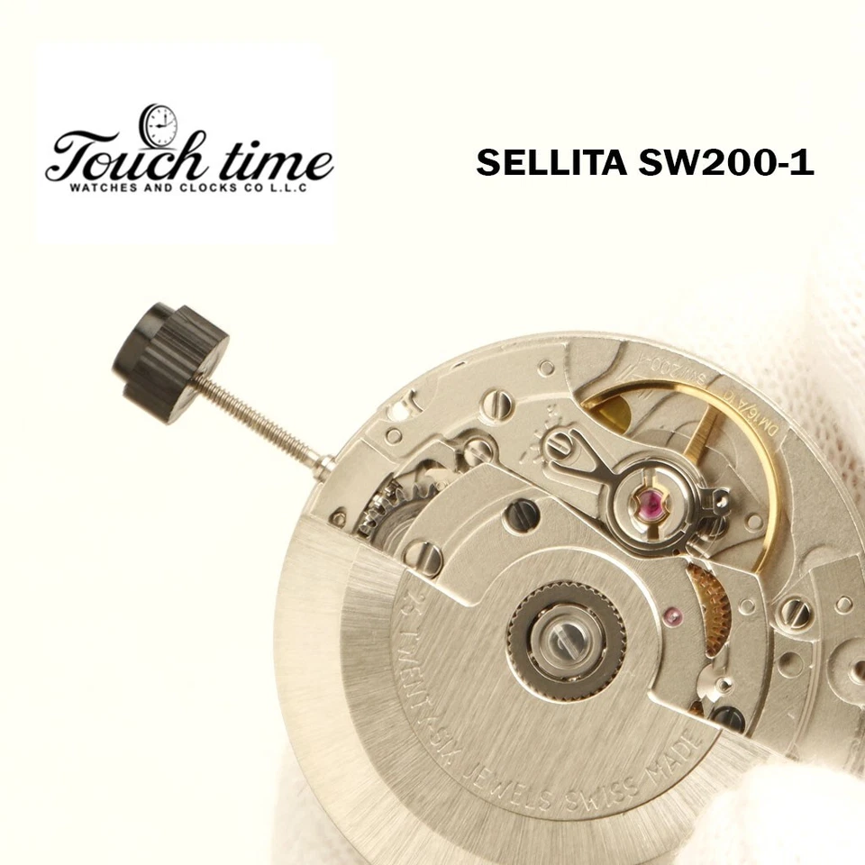 Sellita SW200‑1 Automatic Swiss Made Watch Movement – Black Date Disk at 6 thumbnail 5