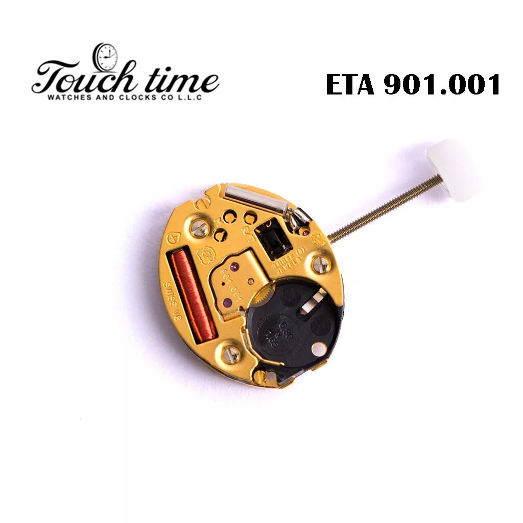 ETA 901.001 Swiss Made Quartz Movement, 2 Hands.
