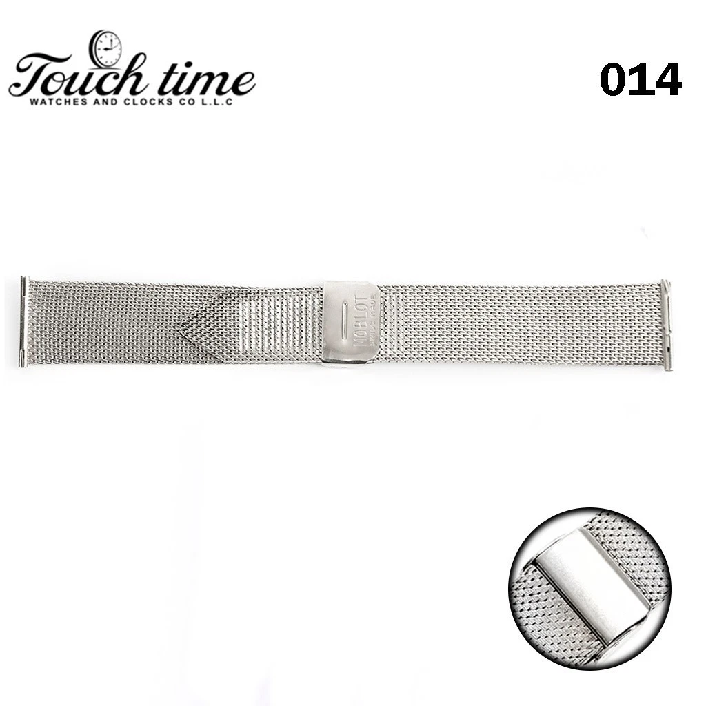 MOBLOT original Swiss bracelet stainless steel -Silver Color-Size: 22mm#014 thumbnail 2
