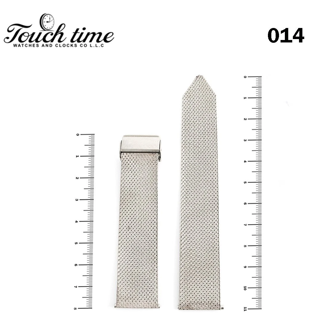 MOBLOT original Swiss bracelet stainless steel -Silver Color-Size: 22mm#014 thumbnail 3