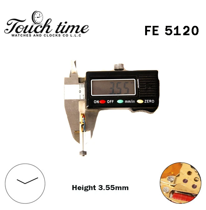 FE 5120-Swiss Quartz Movement-H:3.55mm-Without Disk -2 Hands. thumbnail 3