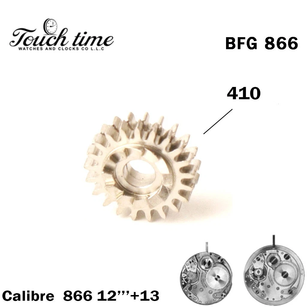 BFG 866 Winding Pinion – Part Number 410 – Silver – Swiss Made Watch Part