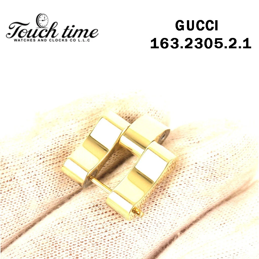GUCCI 2305L-Size:16mm-Bracelet Link-Gold-Watch Number: GUCCI 163.2305.2.1. thumbnail 2