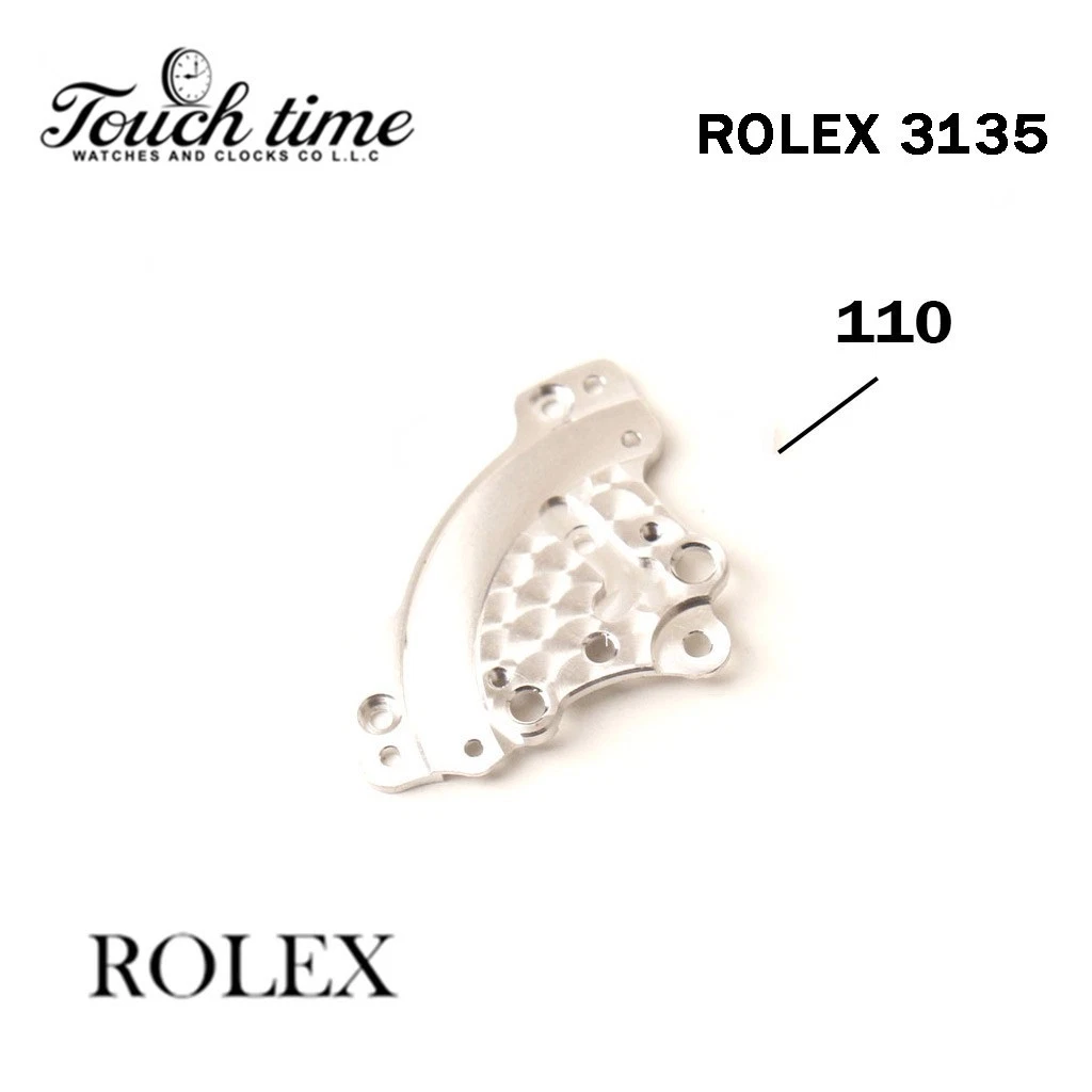 ROLEX 3135-Swiss Made -Trian Wheel Bridge-Part Number:110-Silver Color.