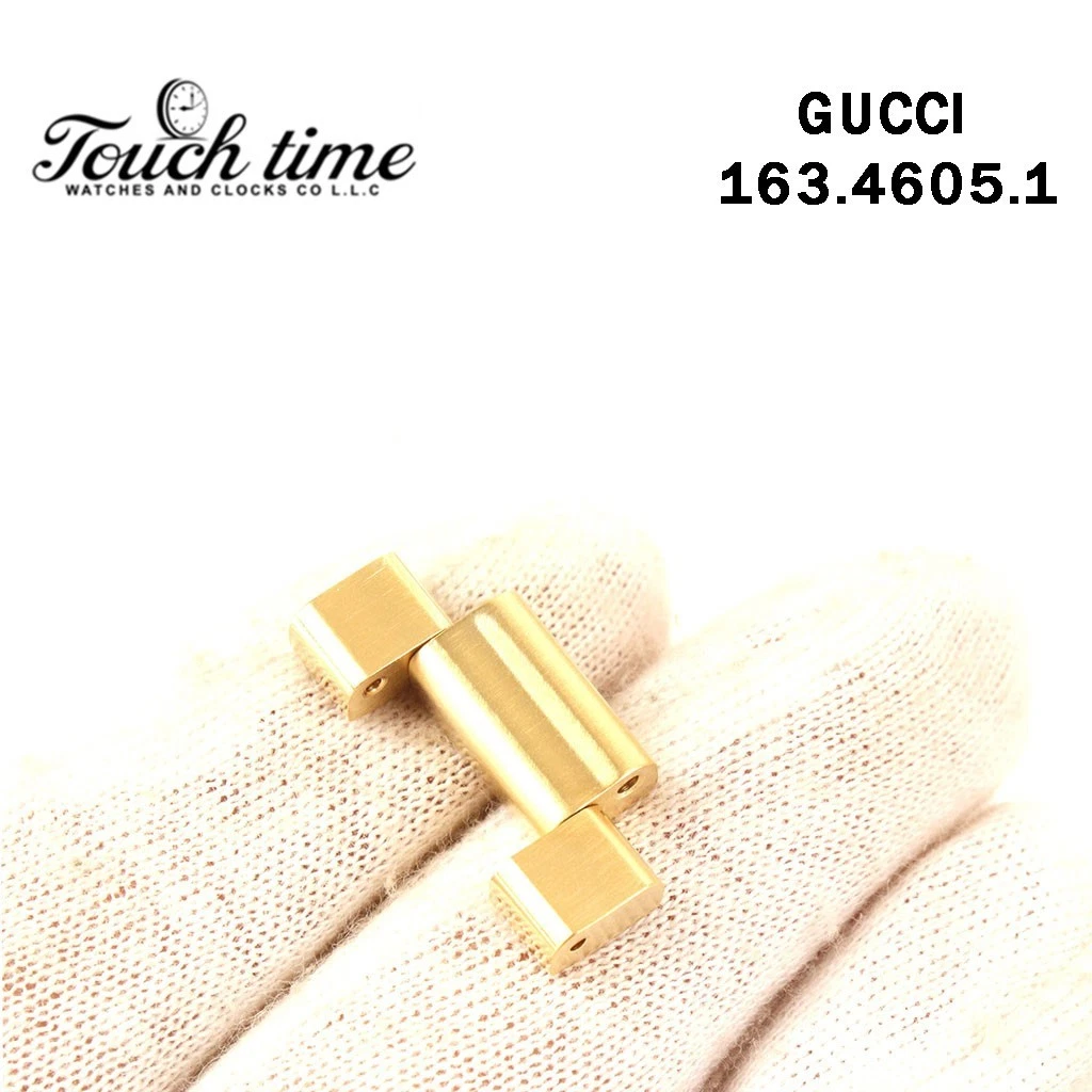 GUCCI 163.4605.1 - مقاس: 12mm - سوار Link - ذهبي. thumbnail 2