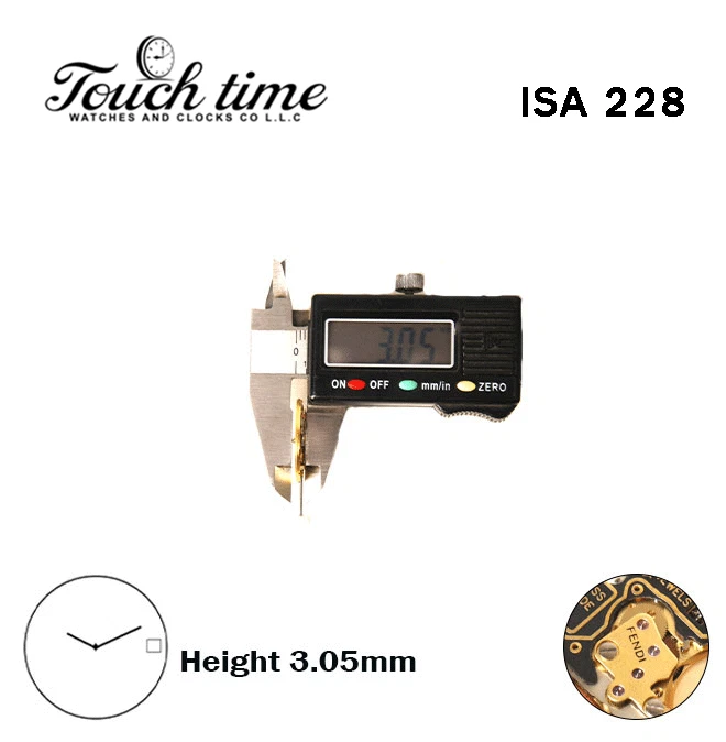 ISA 228 FENDI Swiss Quartz Movement-Height:3.05mm-2 Hands-White Disk At:3. thumbnail 3