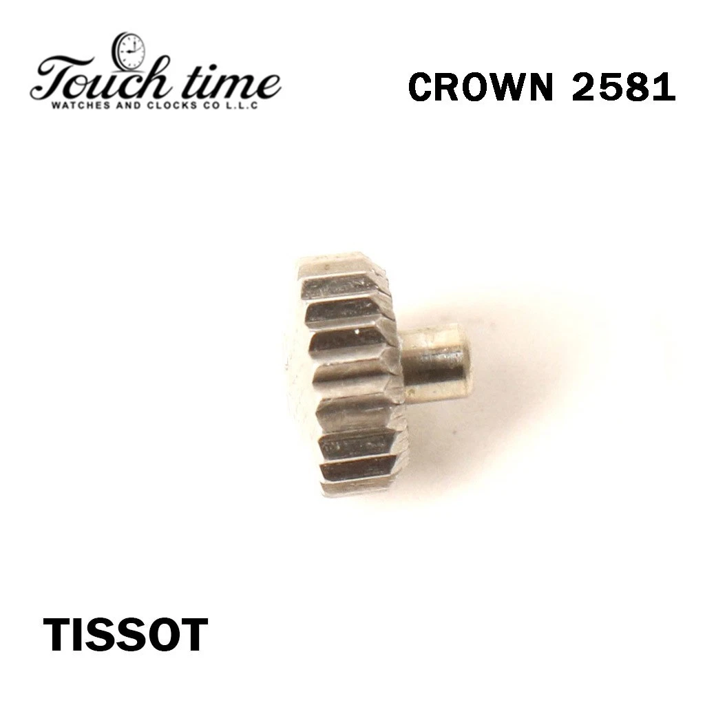 TISSOT Crown 2581 - سويسري صناعة - فضي - حركة أوتوماتيك. thumbnail 5