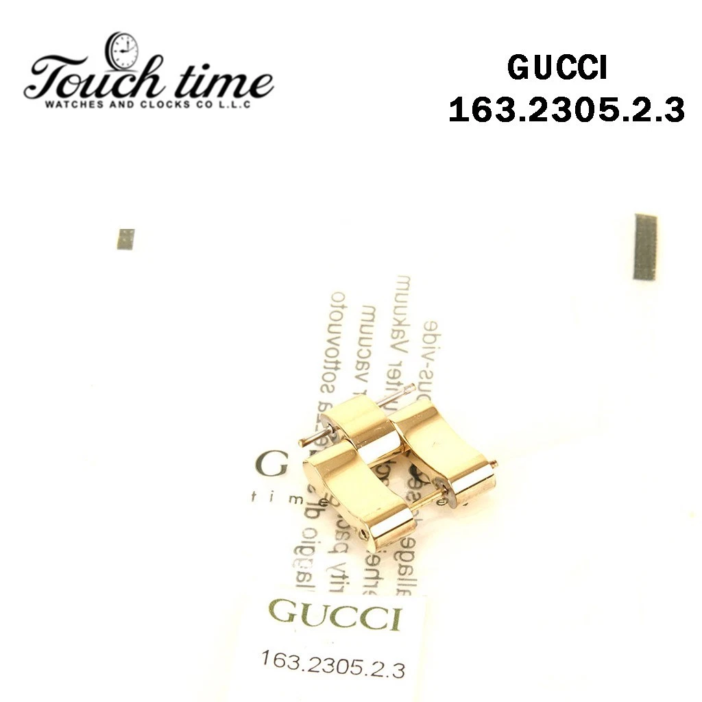 GUCCI 2305L-Size:16mm-Bracelet Link-Gold-Watch Number: GUCCI 163.2305.2.3. thumbnail 3