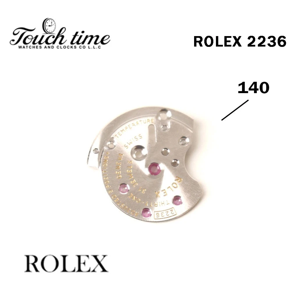 ROLEX 2236 - سويسري صناعة - أوتوماتيك Upper Bridge - قطعة رقم: 140 - لون فضي. thumbnail 2