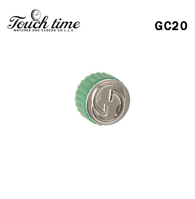 Green/Silver GUCCI Swiss Watch Crown-Diameter:6.85mm #GC20 thumbnail 2