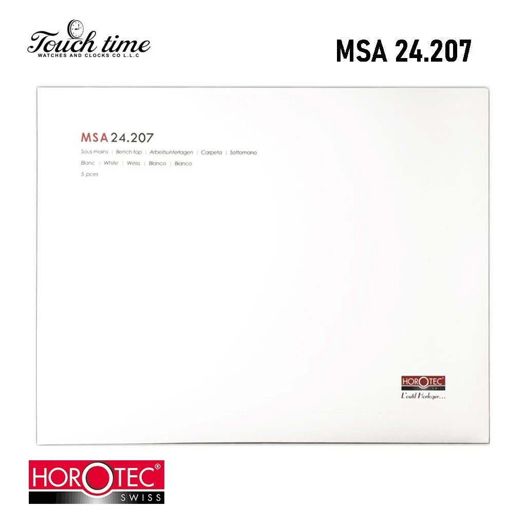 HOROTEC msa24.207 One Piece, of White Bench Mat 35*24mm, Thickness 0.5MM
