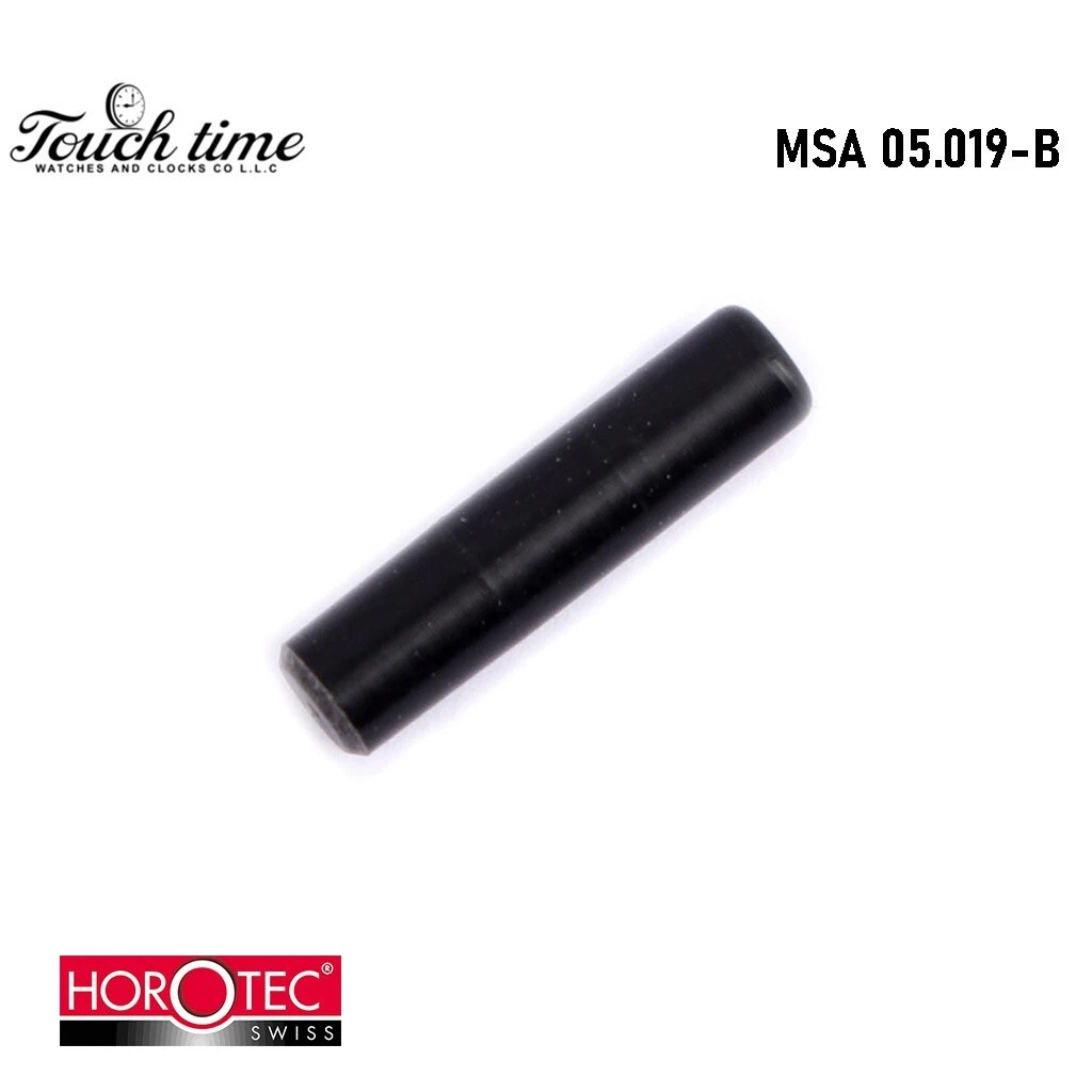 HOROTEC MSA05.019-B one piece Derlin®end piece , Hole Ø 1.10 MM Black.