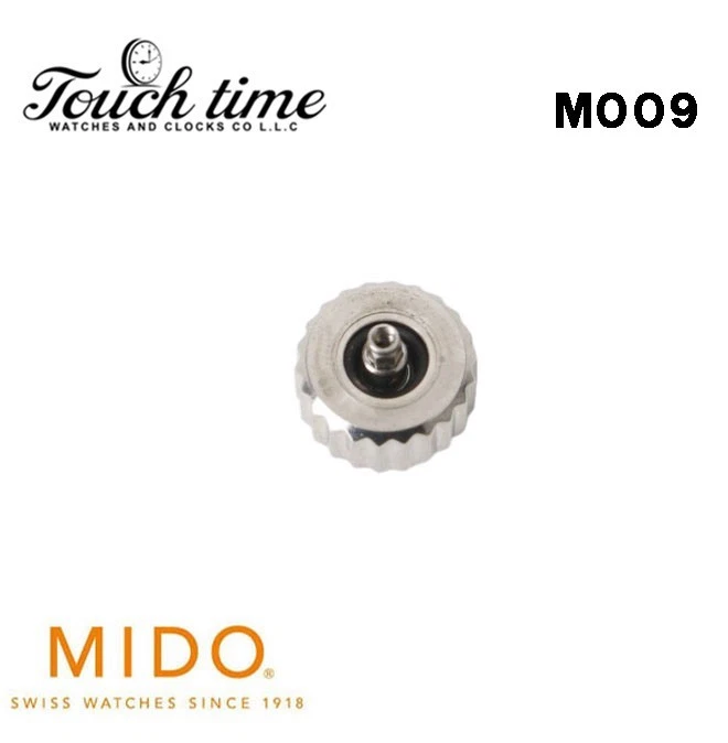 MIDO Swiss Watch Crown Silver -Diameter:6.92mm #M009 thumbnail 2