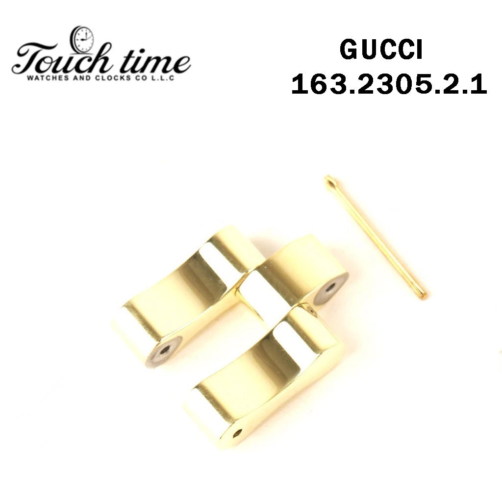 GUCCI 2305L-Size:16mm-Bracelet Link-Gold-Watch Number: GUCCI 163.2305.2.1. thumbnail 6
