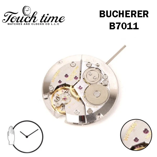 Bucherer Eta 7011 Swiss Watch Movement-Manual Wind -17 Jewels.
