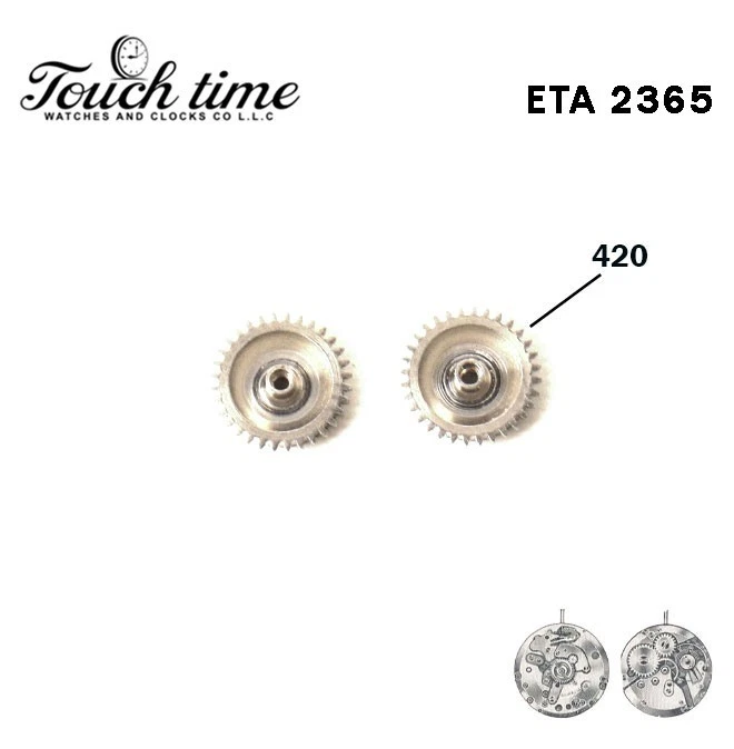 2 PCS Ratchet wheel-Movement ETA 2365-Part Number:420-Silver
