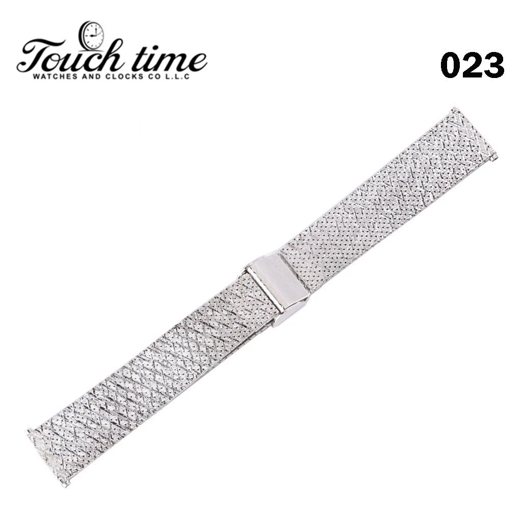 MOBLOT original Swiss bracelet silver stainless steel-Silver Color-Size 20mm#023